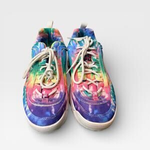 Fila Womens Disruptor II Sneakers, Tie Dye, 7.5 Excellent Condition